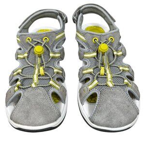 Lands' End Gray Closed Toe Comfort Adjustable Sport Hiking Sandals Size 8D